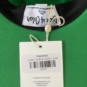 Lack of Color green rancher hat